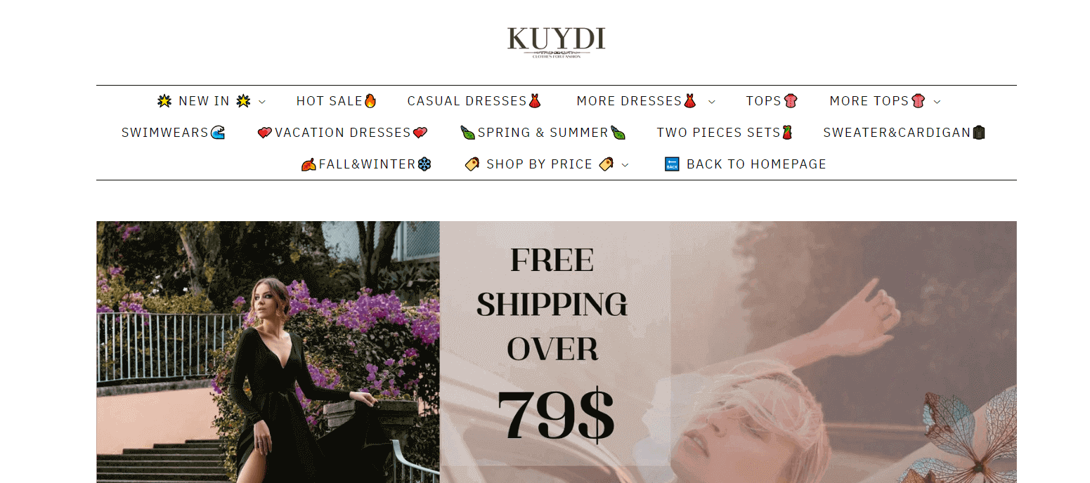 Overview of Kuydi Clothing