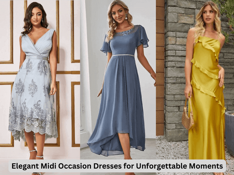 Elegant Midi Occasion Dresses for Unforgettable Moments